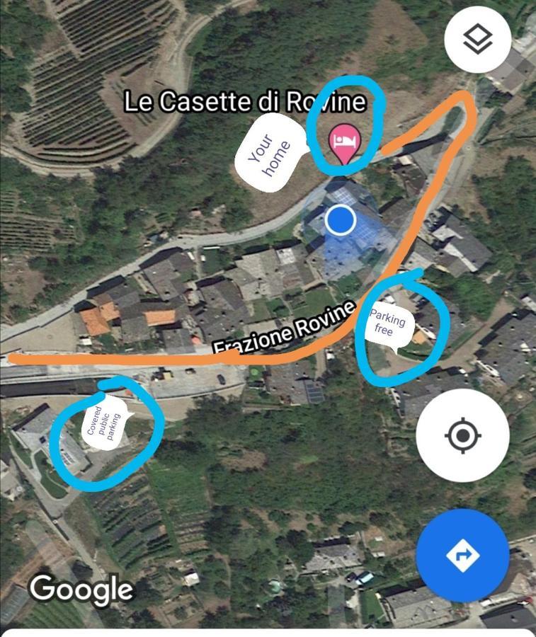 Le Casette Di Rovine Apartment อาออสตา ภายนอก รูปภาพ